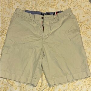 Tommy Hilfiger Tan Flat Front Shorts